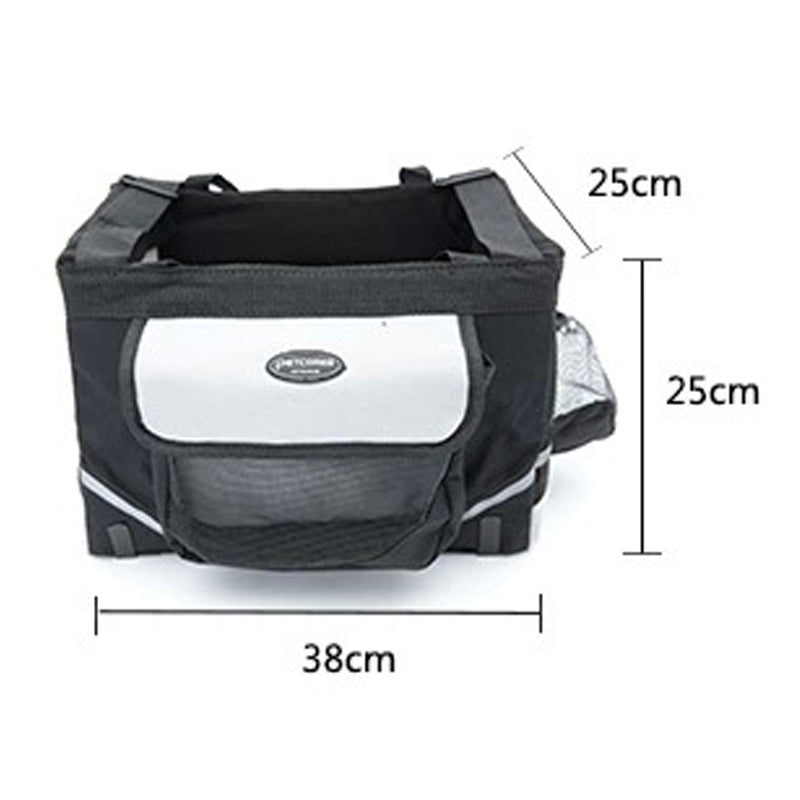 Portable Pet dog bicycle carrier bag basket