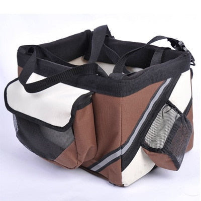 Portable Pet dog bicycle carrier bag basket