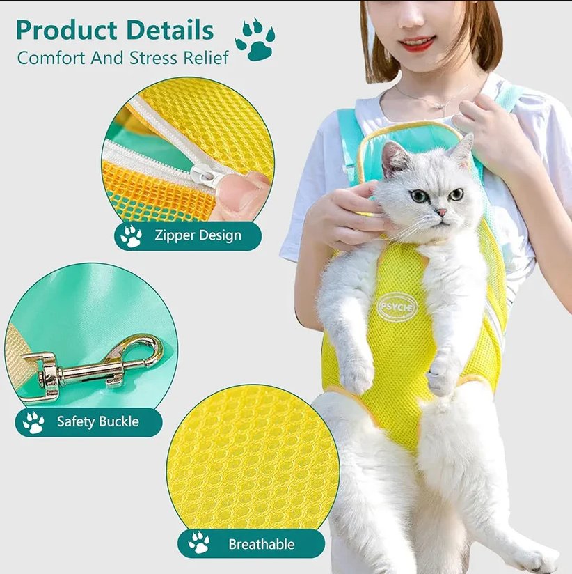 Breathable outdoor cat bag, seasonal universal color