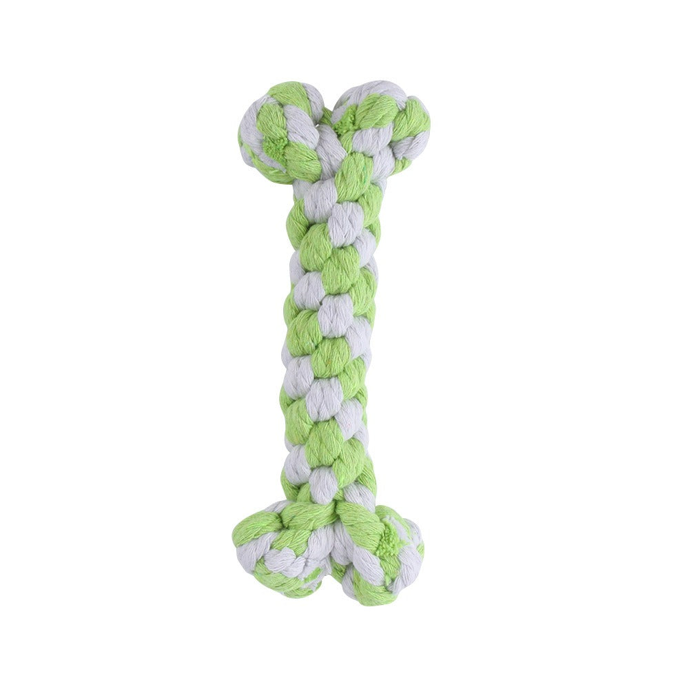 Pet Supplies Dog Cotton Rope Toy Tooth Grinding and Tooth Cleaning Dog Bite Rope Combination Set