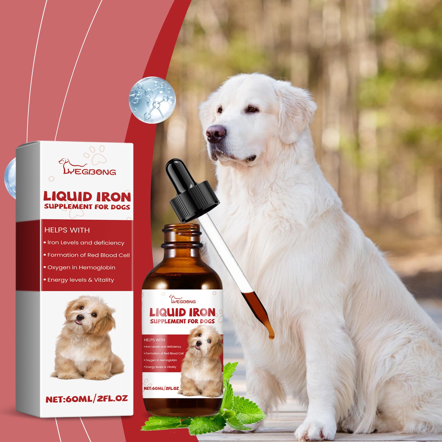 Yegbong Pet Dog Syrup Pampers Pet Dogs With Gentle Ingredients To Help Absorb Care Supplements