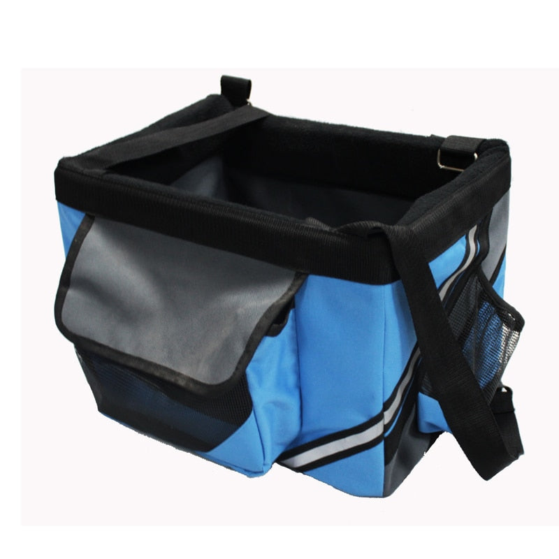 Portable Pet dog bicycle carrier bag basket