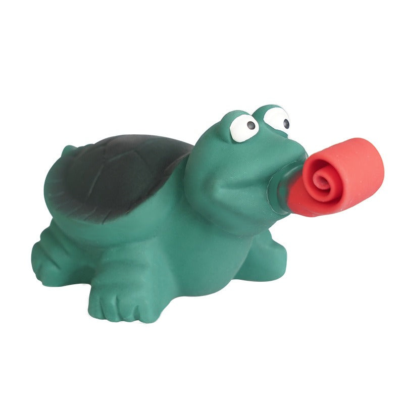 Latex toys for fun relaxation and interactive activities including filled cotton sound dog toys