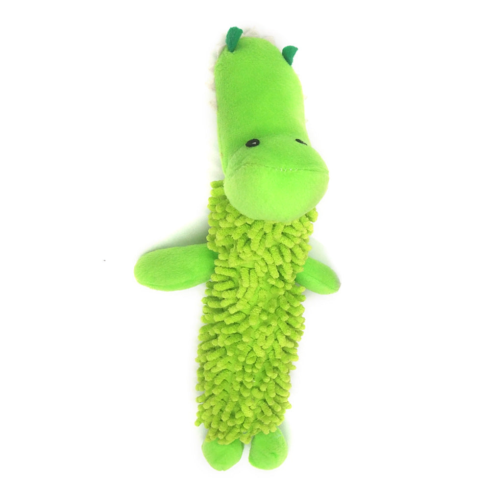 Plush Simulation Sounding Pet Toy Plush Monkey Sheep Crocodile Chewing Toy