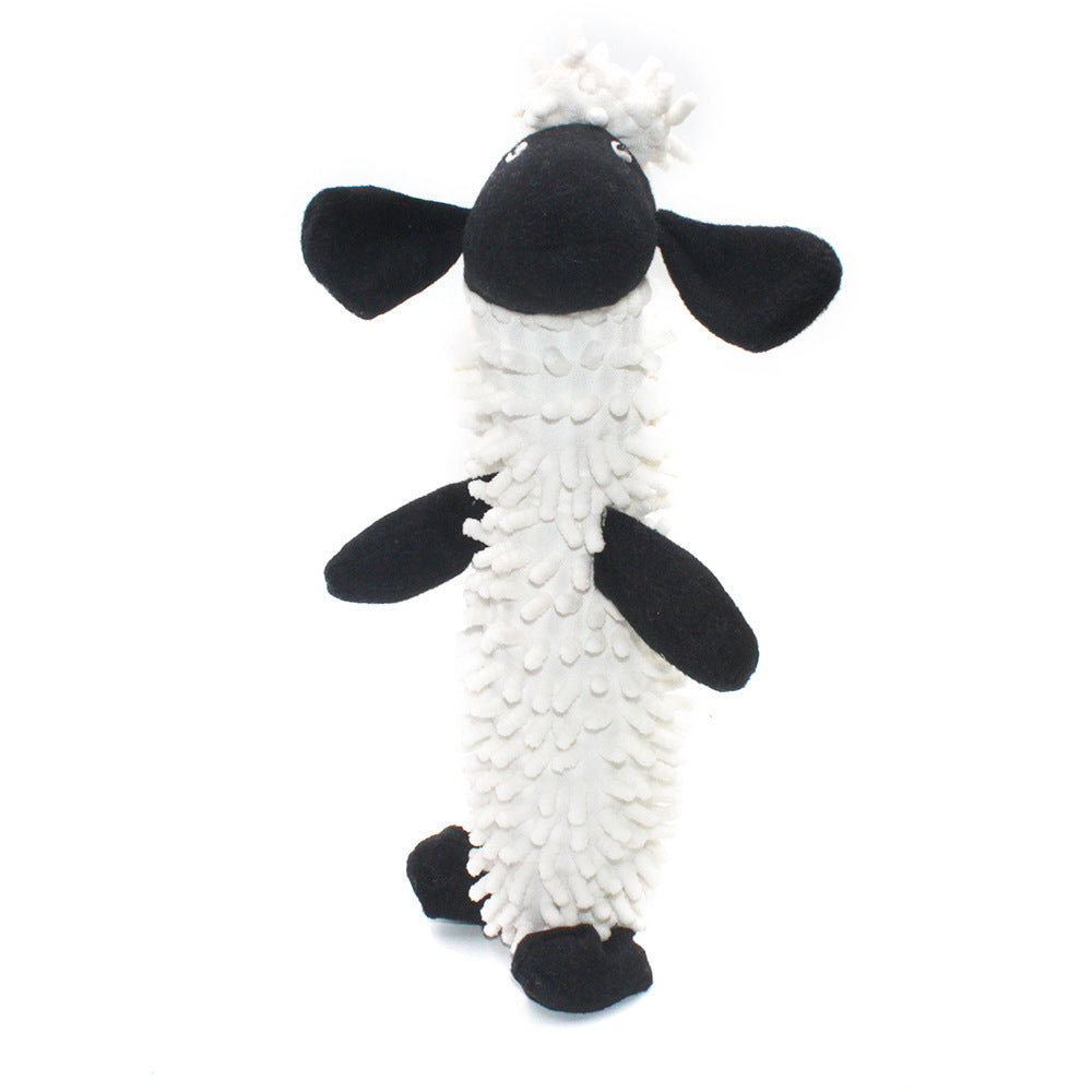 Plush Simulation Sounding Pet Toy Plush Monkey Sheep Crocodile Chewing Toy