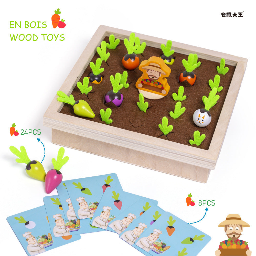 Fun Vegetable Memory Chess Game Farm