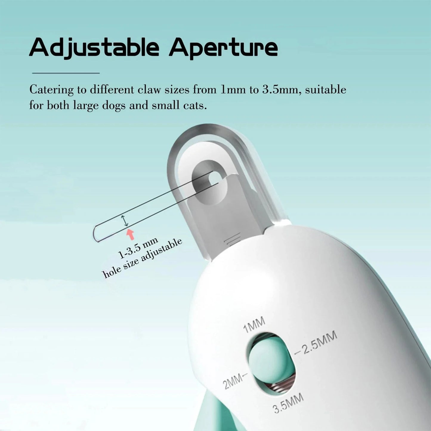 Adjustable Hole Cat Nail Clipper Pet Nail Avoid Nail Over-Cutting Pet Adjustable Grooming Tools Professional Care Grooming Tool