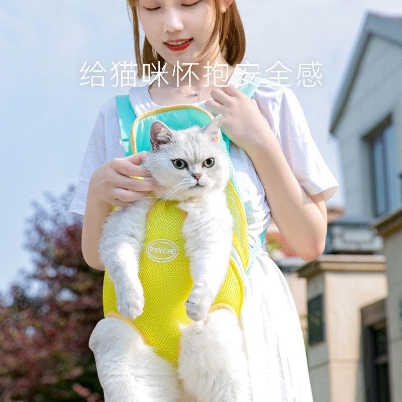 Breathable outdoor cat bag, seasonal universal color