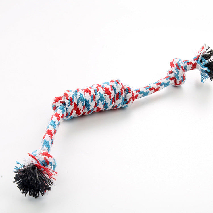 Product Description: Dog Chewing Durable Cotton Rope Toys for Small, Medium, and Large Dogs - Knot Toy for Pet Chewing Accessories