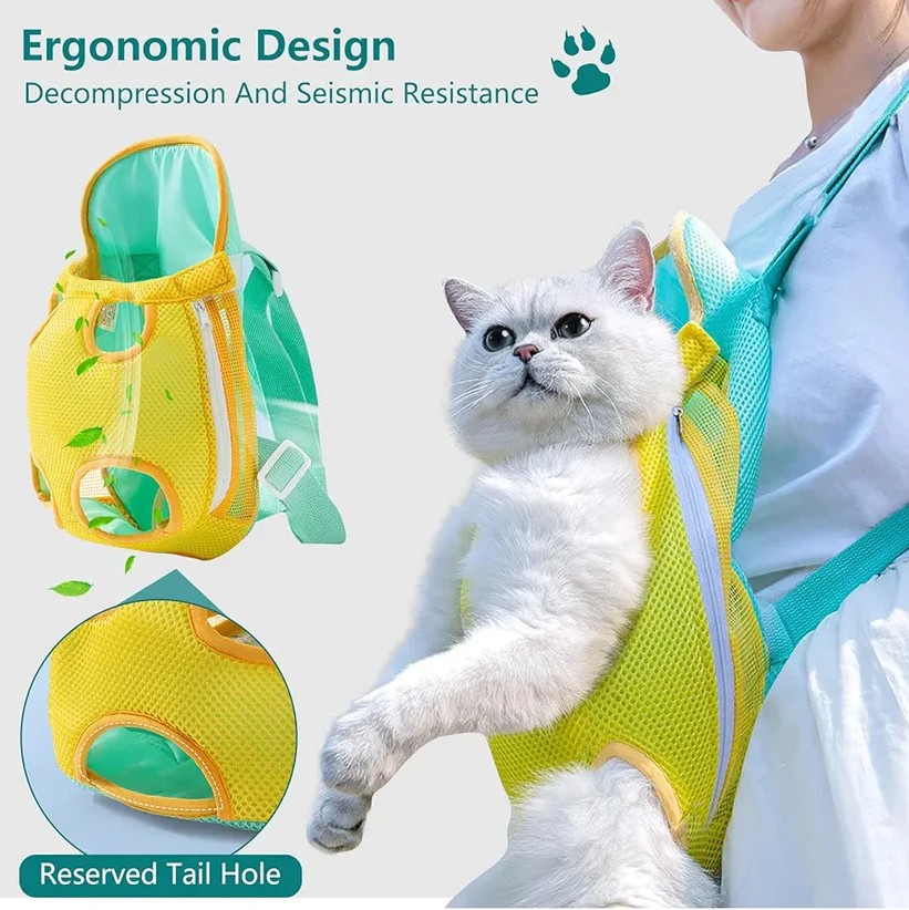 Breathable outdoor cat bag, seasonal universal color