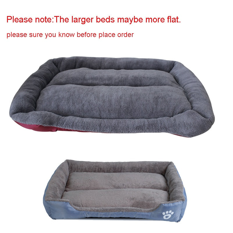 S-3XL 9 Colors c Waterproof Bottom Soft Fleece Warm Cat Bed House Petshop cama perro