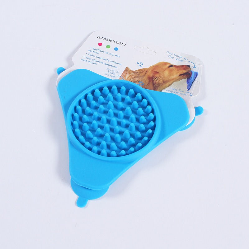 Pet suction cup slow food bowl