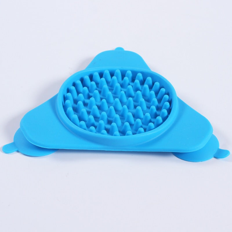 Pet suction cup slow food bowl