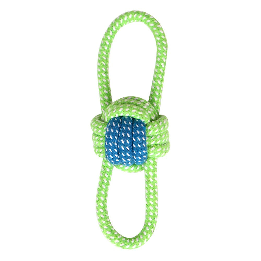 Pet Supplies Dog Cotton Rope Toy Tooth Grinding and Tooth Cleaning Dog Bite Rope Combination Set